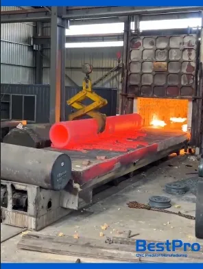 Fornitori di personalizzazione di esempio Parti in acciaio per forgiatura a caldo per parti del carro del bulldozer dell'escavatore di macchine edili